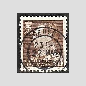 FRIMRKER DANMARK | 1967 - AFA 460 - Fr. IX 50 re brun - Lux Stemplet
