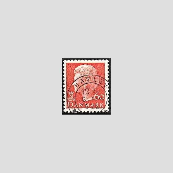 FRIMRKER DANMARK | 1978 - AFA 653 - Dronning Margrethe - 110 re orange - Pragt Stemplet