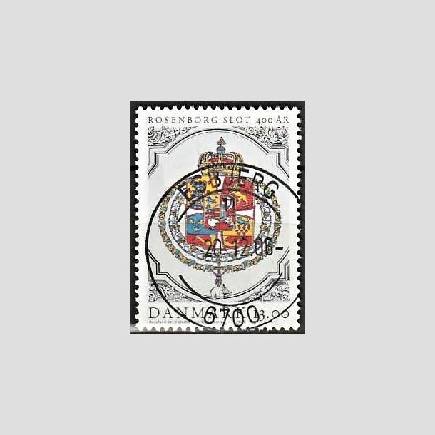 FRIMRKER DANMARK | 2006 - AFA 1465 - Roseborg Slot 400 r. - 13,00 Kr. Rigsvbnet - Pragt Stemplet