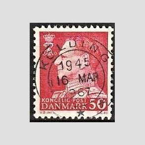 FRIMRKER DANMARK | 1965 - AFA 432 - Fr. IX 50 re rd - Lux Stemplet