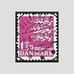 FRIMRKER DANMARK | 1962 - AFA 405 - Rigsvben 1,50 Kr. rdlilla - Pragt Stemplet