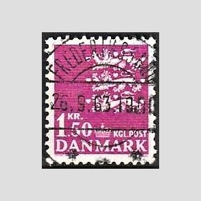 FRIMRKER DANMARK | 1962 - AFA 405 - Rigsvben 1,50 Kr. rdlilla - Pragt Stemplet