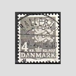 FRIMRKER DANMARK | 1969 - AFA 487 - Rigsvben 4,00 Kr. gr - Lux Stemplet Ballerup