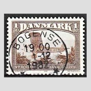 FRIM�RKER DANMARK | 1981 - AFA 738 - Flyvning - 1,30 Kr. brun - Pragt Stemplet