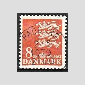 FRIMRKER DANMARK | 1979 - AFA 681 - Rigsvben 8 Kr. orange - Pragt Stemplet