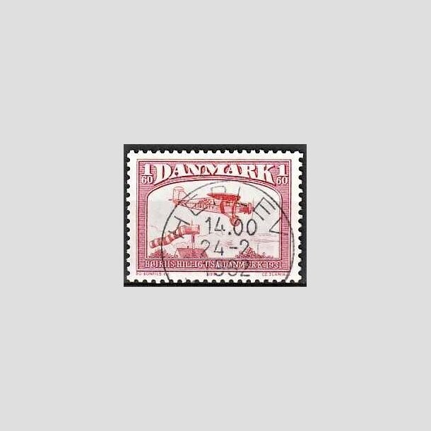 FRIMRKER DANMARK | 1981 - AFA 739 - Flyvning - 1,60 Kr. rd - Pragt Stemplet