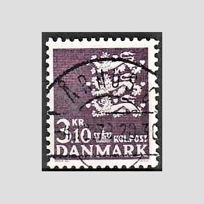FRIMRKER DANMARK | 1970 - AFA 501 - Rigsvben 3,10 Kr. violet - Pragt Stemplet