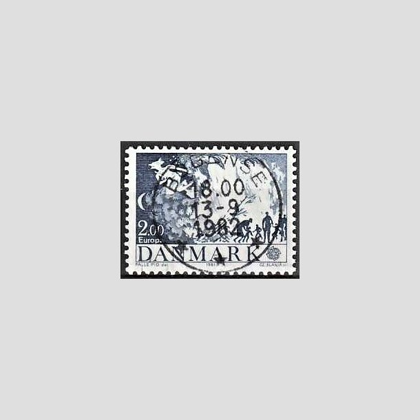 FRIMRKER DANMARK | 1981 - AFA 728 - Folklore - 2,00 Kr. bl - Pragt Stemplet