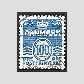 FRIM�RKER DANMARK | 1983 - AFA 771 - B�lgelinie - 100 �re lysbl� - Pragt Stemplet