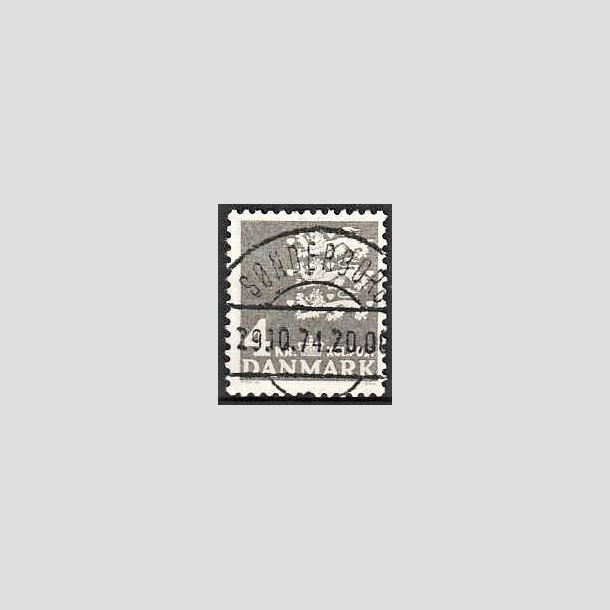 FRIMRKER DANMARK | 1969 - AFA 487 - Rigsvben 4,00 Kr. gr - Lux Stemplet Snderborg