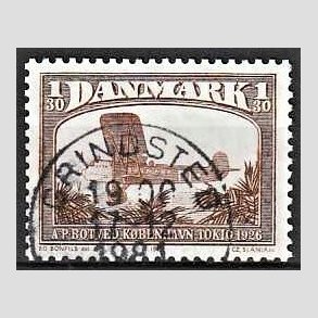 FRIM�RKER DANMARK | 1981 - AFA 738 - Flyvning - 1,30 Kr. brun - Pragt Stemplet