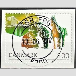 FRIM�RKER DANMARK | 2012 - AFA 1713 - H.C. Andersens eventyr - 8,00 Kr. flerfarvet - Pragt Stemplet