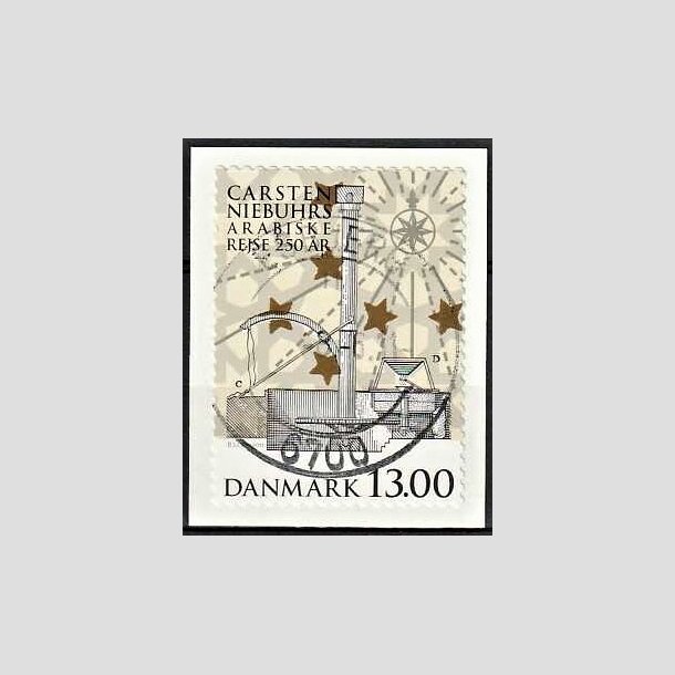 FRIMRKER DANMARK | 2011 - AFA 1661 - Carsten Niebuhr - 13,00 Kr. flerfarvet - Lux Stemplet