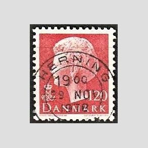 FRIMRKER DANMARK | 1977 - AFA 646 - Dronning Margrethe - 120 re rd - Pragt Stemplet