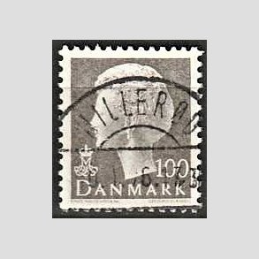 FRIMRKER DANMARK | 1975 - AFA 585 - Dronning Margrethe - 100 re gr - Pragt Stemplet Hillerd