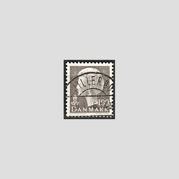 FRIMRKER DANMARK | 1975 - AFA 585 - Dronning Margrethe - 100 re gr - Pragt Stemplet Hillerd