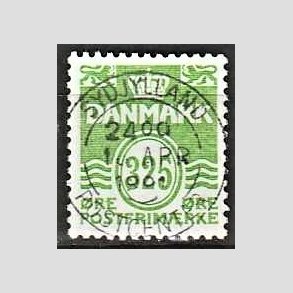 FRIM�RKER DANMARK | 1990 - AFA 954 - B�lgelinie - 325 �re lysgr�n - Pragt Stemplet