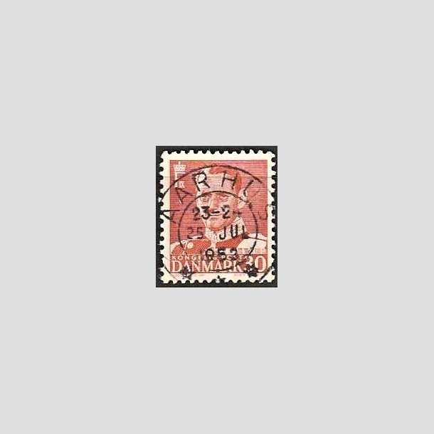 FRIMRKER DANMARK | 1952-53 - AFA 337 - Fr. IX 30 re rd - Lux Stemplet