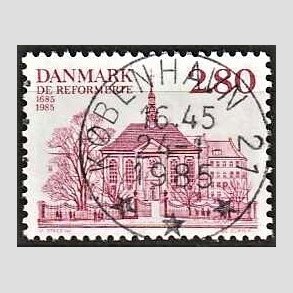 FRIM�RKER DANMARK | 1985 - AFA 825 - Reformerte meninghed 300 �r - 2,80 Kr. rosa - Pragt Stemplet