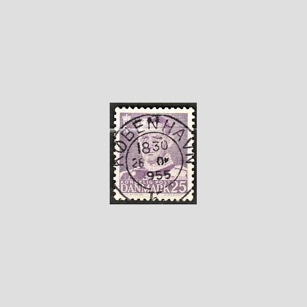 FRIMRKER DANMARK | 1955 - AFA 360 - Fr. IX 25 re violet - Lux Stemplet