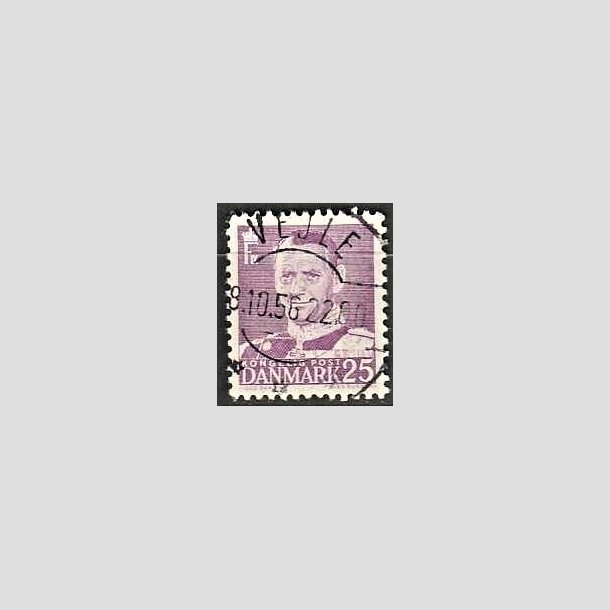 FRIMRKER DANMARK | 1955 - AFA 360 - Fr. IX 25 re violet - Lux Stemplet