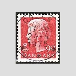 FRIMRKER DANMARK | 1974 - AFA 574 - Dronning Margrethe - 90 re rd - Pragt Stemplet Odder