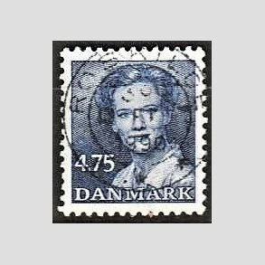 FRIMRKER DANMARK | 1990 - AFA 958 - Dronning Margrethe - 4,75 Kr. bl - Pragt Stemplet