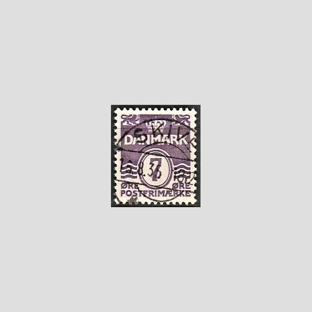 FRIMRKER DANMARK | 1933 - AFA 200 - Blgelinie 7 re violet - Pragt Stemplet "ULFBORG"