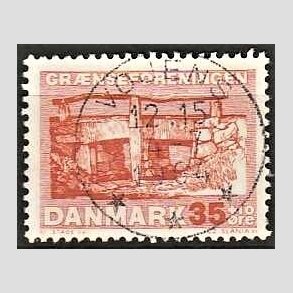 FRIMRKER DANMARK | 1964 - AFA 422F - Grnseforeningen - 35 + 10 re brunrd - Lux Stemplet