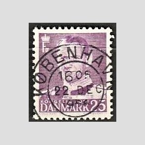 FRIMRKER DANMARK | 1955 - AFA 360 - Fr. IX 25 re violet - Lux Stemplet