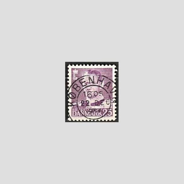 FRIMRKER DANMARK | 1955 - AFA 360 - Fr. IX 25 re violet - Lux Stemplet