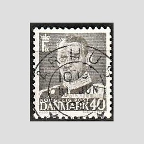 FRIMRKER DANMARK | 1950 - AFA 322 - Fr. IX 40 re gr - Lux Stemplet