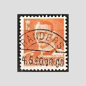 FRIMRKER DANMARK | 1952-53 - AFA 341 - Fr. IX 80 re orange - Lux Stemplet