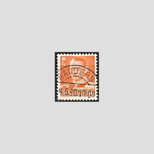 FRIMRKER DANMARK | 1952-53 - AFA 341 - Fr. IX 80 re orange - Lux Stemplet