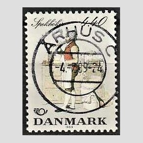 FRIM�RKER DANMARK | 1989 - AFA 937 - Folkedragter - 4,40 Kr. flerfarvet - Pragt Stemplet