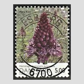 FRIM�RKER DANMARK | 2009 - AFA 1571 - Danmarks natur II - 5,00 Kr. flerfarvet - Pragt Stemplet
