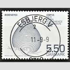 FRIM�RKER DANMARK | 2009 - AFA 1568 - COP15 - 5,50 Kr. flerfarvet - Pragt Stemplet