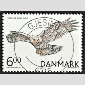 FRIM�RKER DANMARK | 2004 - AFA 1411 - Rovfugle i Danmark - 6,00 Kr. Musv�ge - Pragt Stemplet