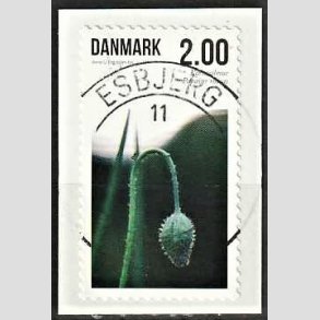 FRIM�RKER DANMARK | 2011 - AFA 1663 - Sommerens blomster - 2,00 Kr. flerfarvet - Pragt Stemplet