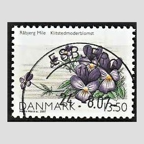 FRIM�RKER DANMARK | 2007 - AFA 1515 - Danmarks natur I - 13,50 Kr. flerfarvet - Pragt Stemplet
