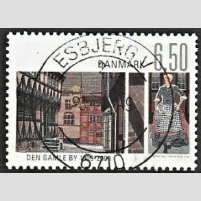 FRIM�RKER DANMARK | 2009 - AFA 1564 - Den Gamle By - 6,50 Kr. flerfarvet - Pragt Stemplet