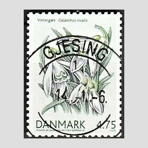 FRIM�RKER DANMARK | 2006 - AFA 1455 - For�rsblomster - 4,75 Kr. Vinterg�k - Pragt Stemplet