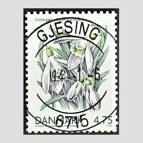 FRIM�RKER DANMARK | 2006 - AFA 1455 - For�rsblomster - 4,75 Kr. Vinterg�k - Pragt Stemplet Gjesing