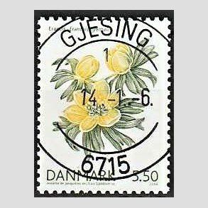 FRIM�RKER DANMARK | 2006 - AFA 1456 - For�rsblomster - 5,50 Kr. Erantis - Pragt Stemplet Gjesing
