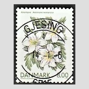 FRIM�RKER DANMARK | 2006 - AFA 1458 - For�rsblomster - 8,00 Kr. Anemone - Pragt Stemplet