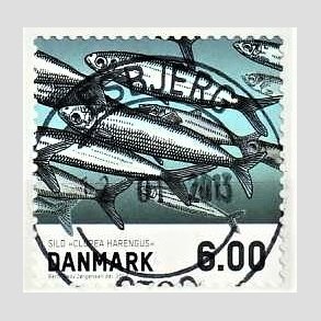 FRIM�RKER DANMARK | 2013 - AFA 1726 - Fisk - 6,00 Kr. sild - Pragt Stemplet