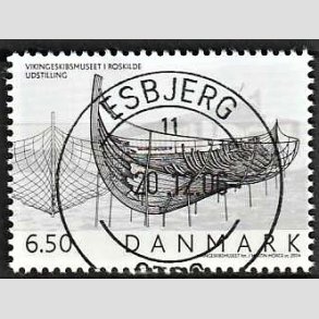 FRIM�RKER DANMARK | 2004 - AFA 1402 - Vikingeskibsmuseet - 6,50 Kr. Udstilling - Pragt Stemplet Esbjerg