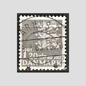 FRIMRKER DANMARK | 1962 - AFA 403 - Rigsvben 1,20 Kr. gr - Lux Stemplet rhus C