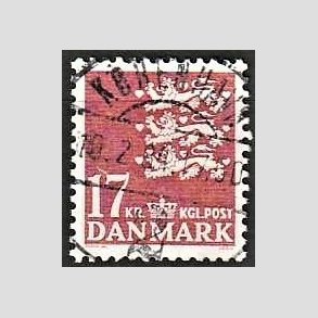 FRIMRKER DANMARK | 1984 - AFA 795 - Rigsvben 17 Kr. matrd - Pragt Stemplet