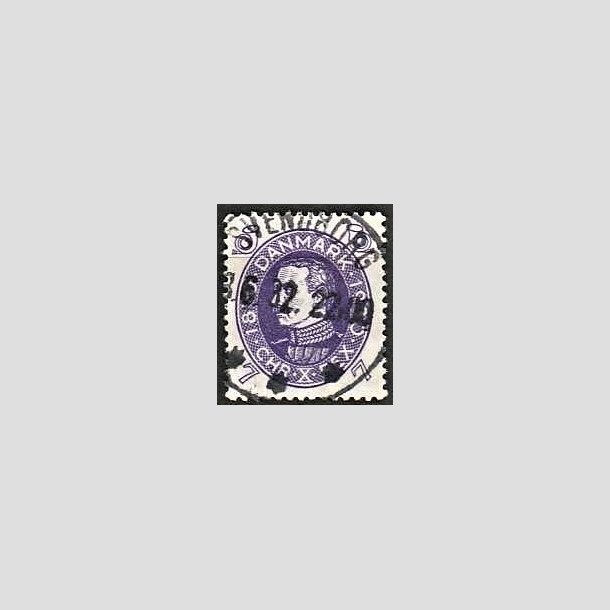 FRIMRKER DANMARK | 1930 - AFA 187 - Chr. X 60 r 7 re violet - Lux Stemplet 